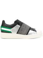Moa Master Of Arts Panelled Colour Block Sneakers - Grey