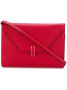 Valextra Flap Crossbody Bag - Red