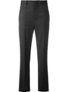 Isabel Marant Étoile - Slim Fit Trousers - Women - Cotton/virgin Wool - 40, Grey, Cotton/virgin Wool