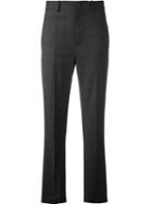 Isabel Marant Étoile - Slim Fit Trousers - Women - Cotton/virgin Wool - 40, Grey, Cotton/virgin Wool