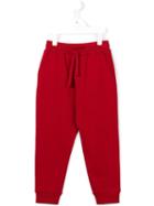 Dolce & Gabbana Kids Classic Track Pants, Boy's, Size: 10 Yrs, Red