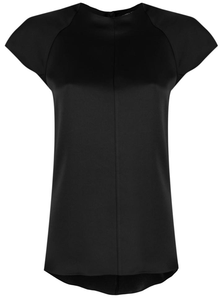 Gloria Coelho Short Sleeves Blouse - Black