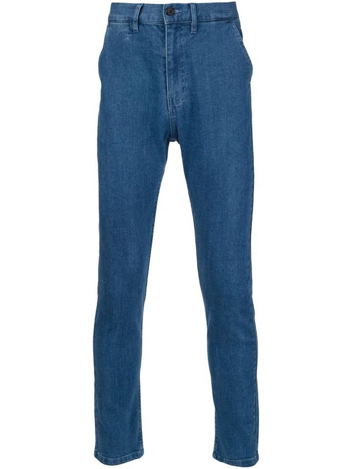 321 Jog Jeans, Men's, Size: 34, Blue, Cotton/ramie/polyurethane
