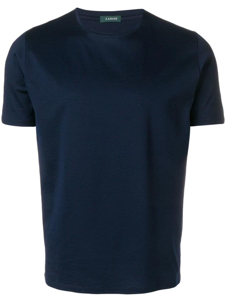 Zanone Basic T-shirt - Blue