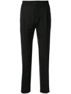 Lardini High-waisted Tailored Trousers - Black