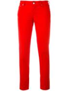 Jacob Cohen - Classic Skinny Trousers - Women - Cotton/spandex/elastane - 32, Red, Cotton/spandex/elastane