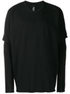 Thom Krom Double Sleeve T-shirt - Black