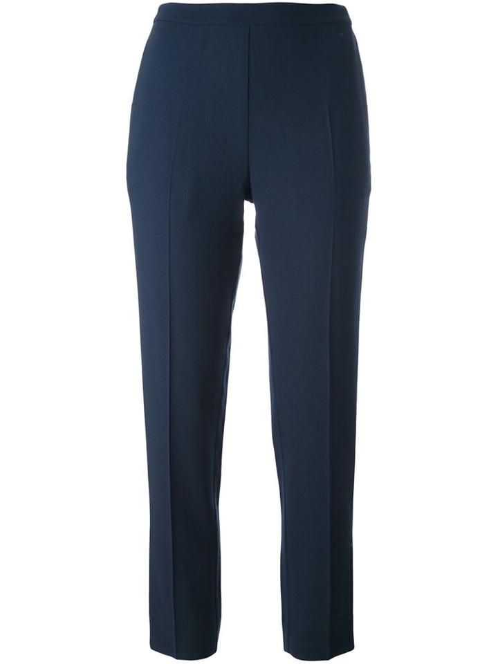 Maison Margiela Tailored Trousers, Women's, Size: 46, Blue, Viscose/virgin Wool