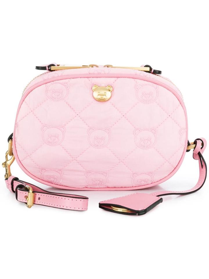 Moschino Teddy Quilted Belt Bag - Pink