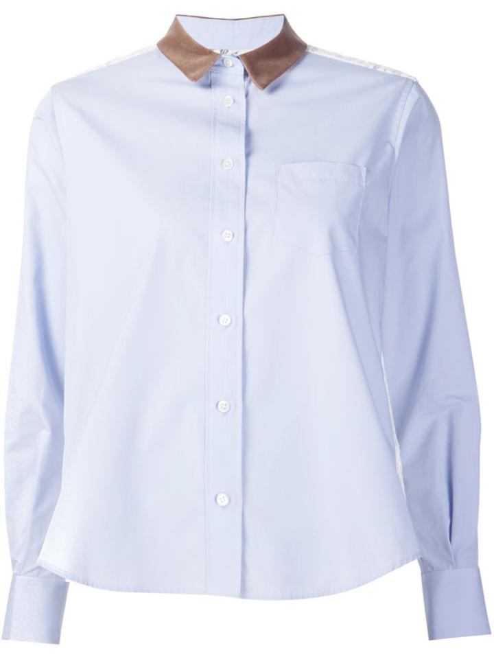 Sacai Lace Insert Shirt