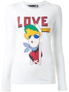 Love Moschino Printed Longsleeved T-shirt