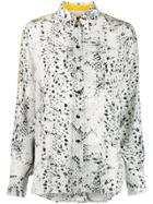 8pm Snakeskin Effect Shirt - White