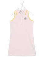 Kenzo Kids Sleeveless Polo Dress, Girl's, Size: 12 Yrs, Pink/purple