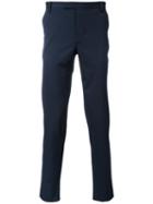 Matthew Miller 'leto' Chinos, Men's, Size: 34, Blue, Polyester/spandex/elastane/wool