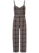 Être Cécile Grid Elise Jumpsuit - Black