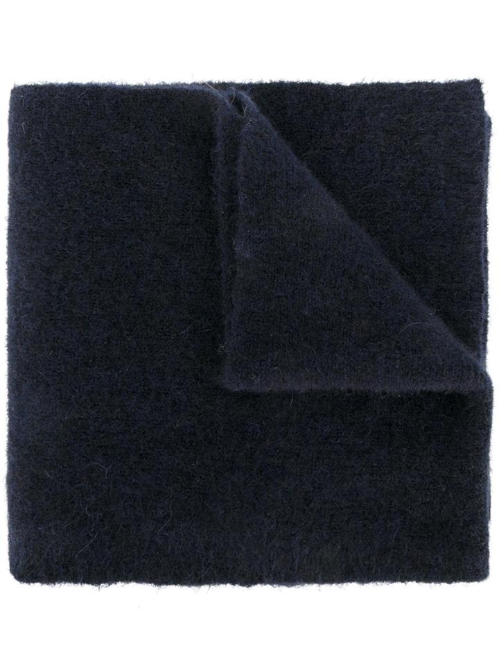 Roberto Collina Classic Long Scarf - Blue