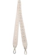 Orciani Floral Detachable Shoulder Strap, Women's, Nude/neutrals, Leather