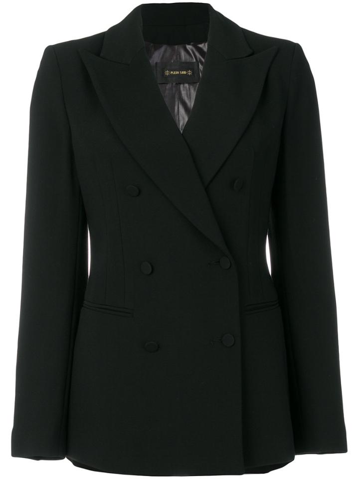 Plein Sud Double Breasted Blazer - Black