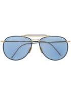 Thom Browne Eyewear Aviator Sunglasses - Yellow