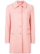 Red Valentino Classic Single Breasted Coat - Pink & Purple