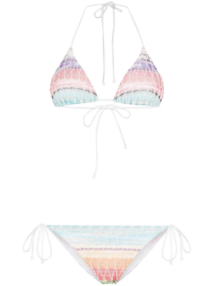 Missoni Mare Zigzag Triangle Bikini Set - Sm05t Multicoloured
