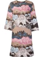 Alena Akhmadullina 'mountainscape' Dress, Women's, Size: 42, Nude/neutrals, Cotton/viscose