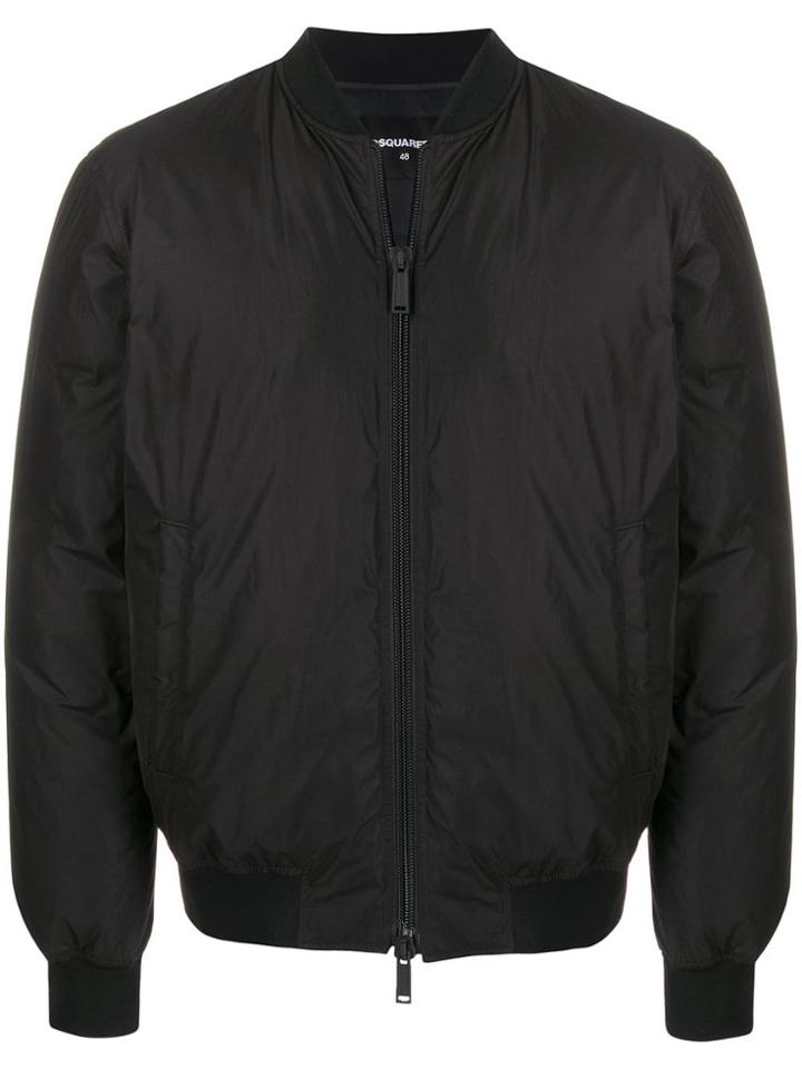 Dsquared2 Icon Padded Bomber Jacket - Black