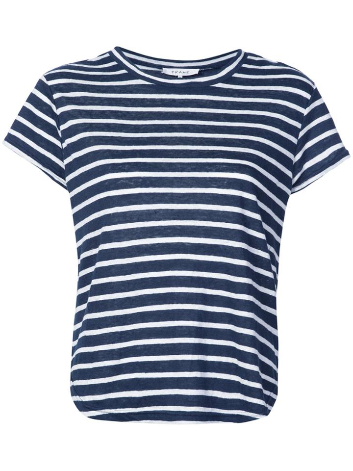 Frame Denim Striped T-shirt - Blue
