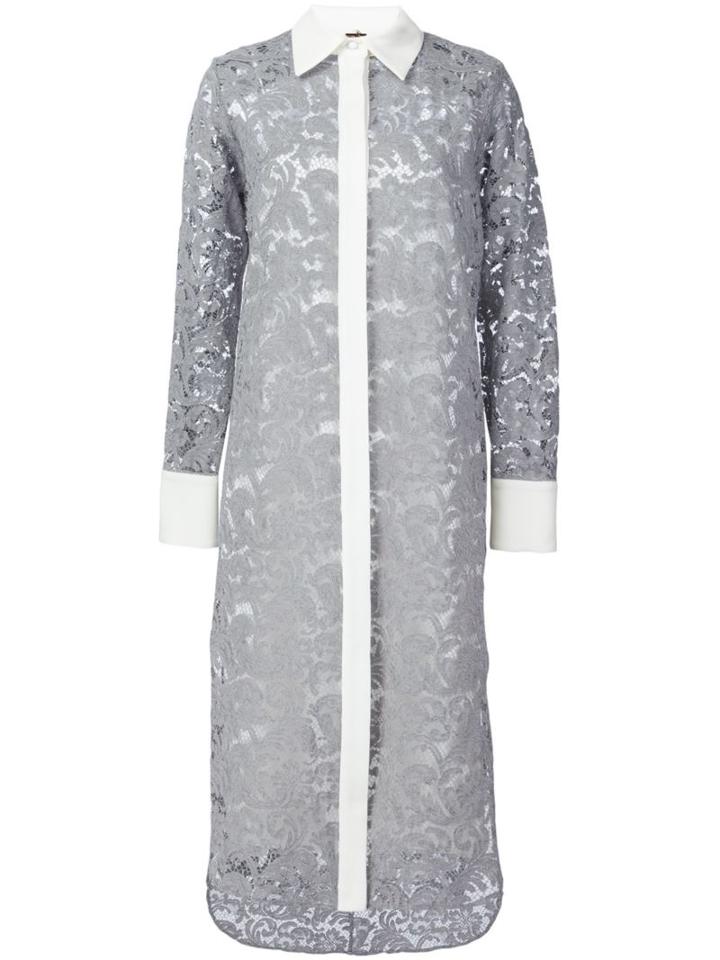 Adam Lippes High Low Hem Lace Dress