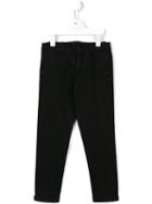 Dondup Kids Slim Trousers, Boy's, Size: 10 Yrs, Black