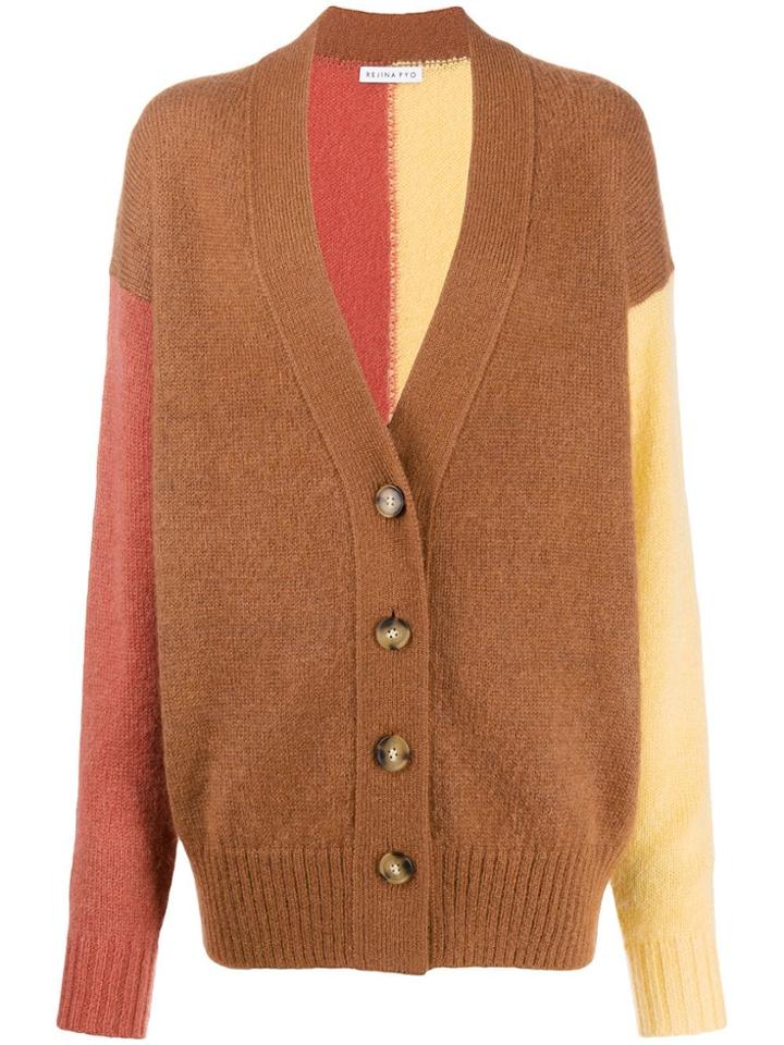 Rejina Pyo Murphy Longline Cardigan - Brown