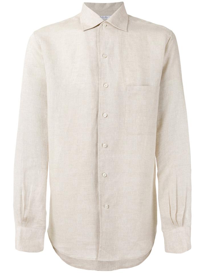 Loro Piana - Andre Ml Sahara Melange Shirt - Men - Linen/flax - Xl, Nude/neutrals, Linen/flax