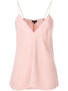 Theory V-neck Camisole - Pink
