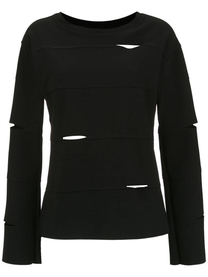 Uma Raquel Davidowicz Dinho Cut Out Detailed Blouse - Black