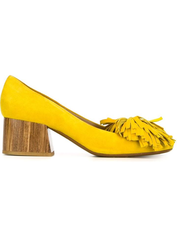 Ports 1961 Pom-pom Appliqué Pumps