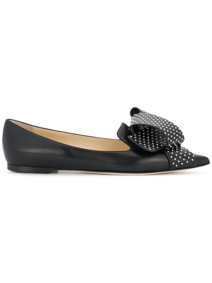 Jimmy Choo Gretchen Ballerinas - Black