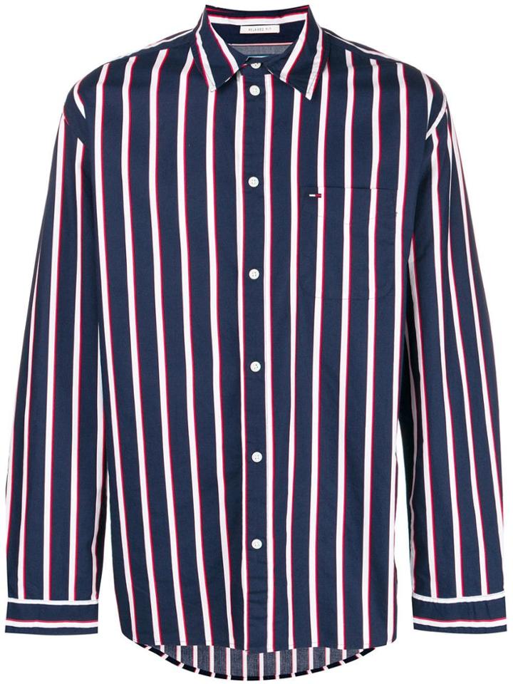 Tommy Jeans Striped Shirt - Blue