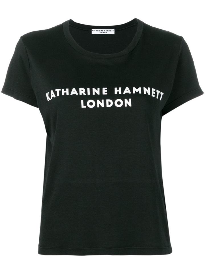 Katharine Hamnett London Logo Print T-shirt - Black