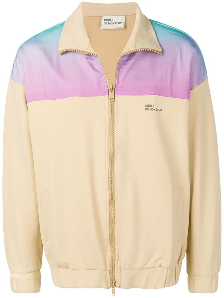 Drôle De Monsieur Multicoloured Wind Breaker Jacket - Neutrals