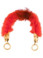 Prada Shearling Bag Strap - Red