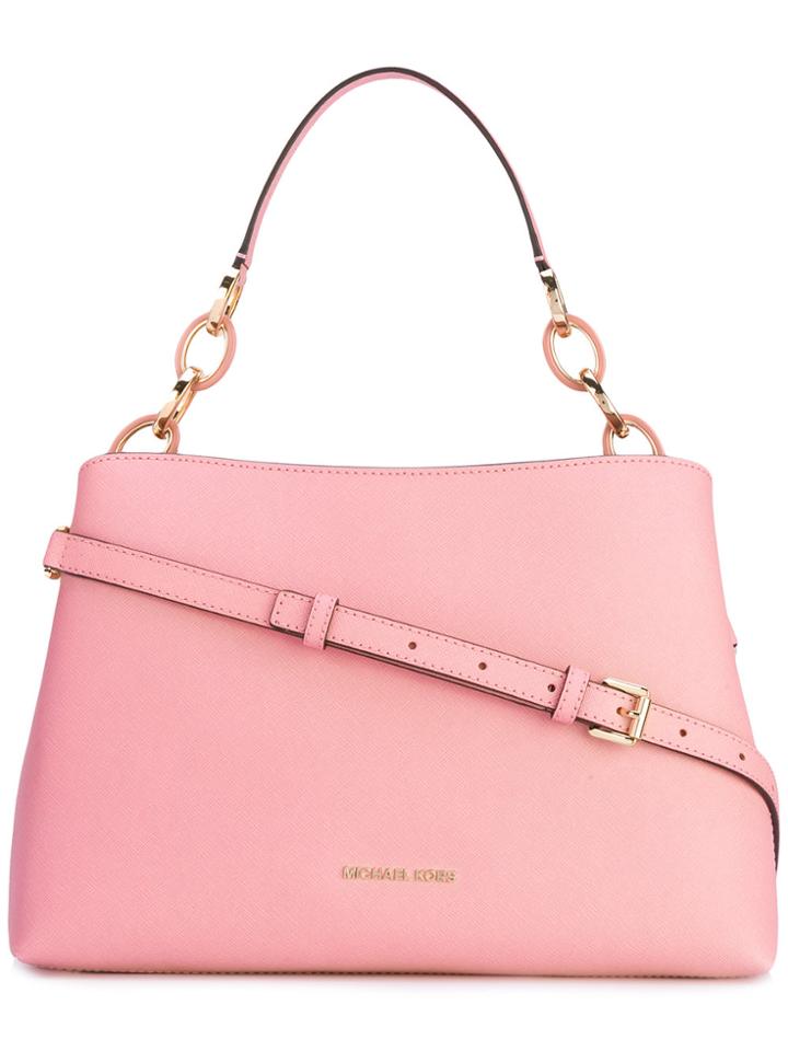 Michael Michael Kors 'portia' Satchel Bag - Pink & Purple