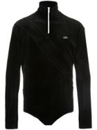 Anton Belinskiy Half-zip Logo Sweater Jumpsuit - Black