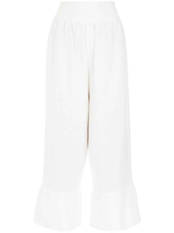 Olympiah Cropped Trousers - White