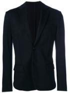 Emporio Armani Single Breasted Blazer - Blue