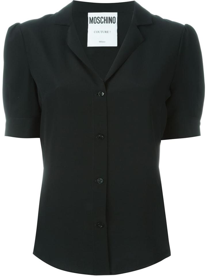 Moschino Notched Collar Shirt