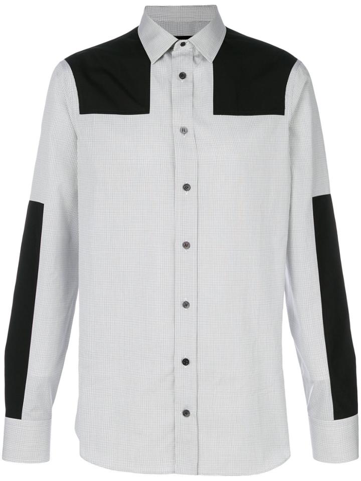 Alexander Mcqueen Micro Check Shirt - Black