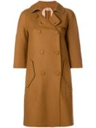 No21 Loose Fitted Coat - Brown