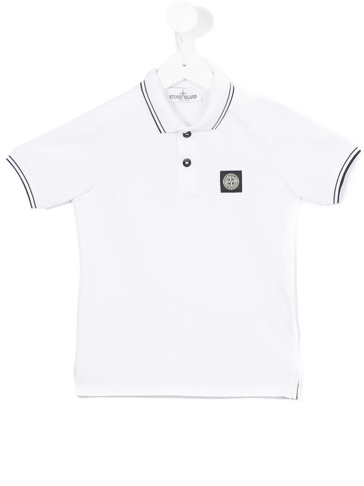 Stone Island Junior - Classic Polo Shirt - Kids - Cotton/spandex/elastane - 3 Yrs, White