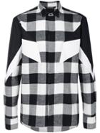 Neil Barrett - Checked Shirt - Men - Cotton - 38, Black, Cotton