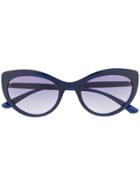 Dolce & Gabbana Eyewear Cat Eye Sunglasses - Blue